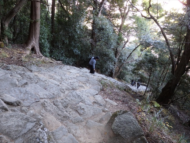 神倉神社　石段