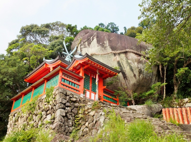 神倉神社 岩