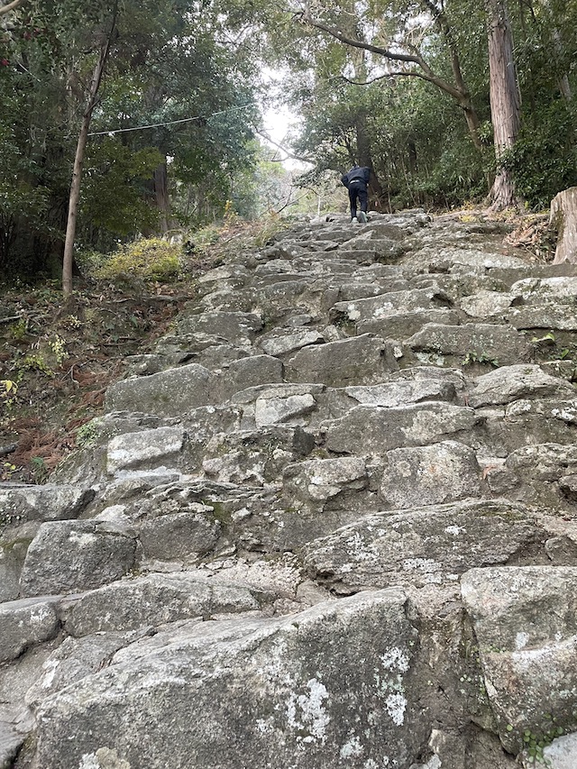 神倉神社 石段
